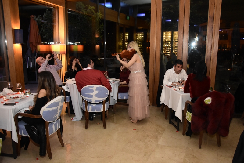 Love at le gray with an enchanting dinner at Indigo on the Roof